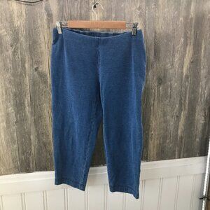 pure Jill slim crops pull-on stretch denim capri pants size XSp